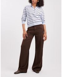 Levi's - Ribcage Wide Leg Linen Trousers - Lyst