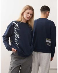 Collusion - Rechte Sweater Met Grafische Prints - Lyst