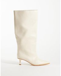 Public Desire - Lola Kitten Heel Knee Boots - Lyst