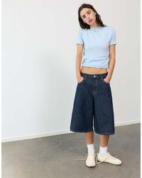 Pull&Bear - Fitted Short Sleeve Jumper - Lyst