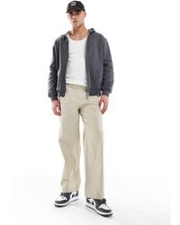 ASOS - Straight Leg Herringbone Trouser - Lyst