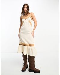 Reclaimed (vintage) - Winter Lingerie Slip Dress - Lyst