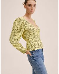 Blusas Mango de mujer: hasta el 40 % de descuento | Lyst