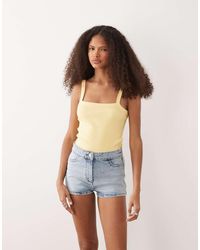 Miss Selfridge - Denim Booty Short - Lyst