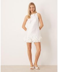 Y.A.S - Ruffle Hem Mini Dress - Lyst