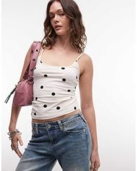 Monki - Scoopneck Vest Top - Lyst