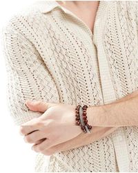 ASOS - Festival Beaded And Chain 3 Pack Of Bracelets - Lyst