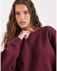 Pieces - Oversized Sweatshirt Co-ord - Lyst