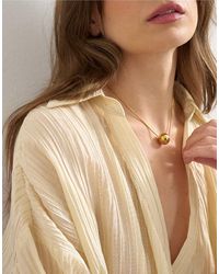 TOPSHOP - Dolly Waterproof Necklace With Ball - Lyst