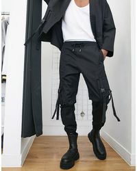 Pantalones Hombre | Bershka PantalóN AlgodóN Cargo CinturóN Arena -  Bellavista