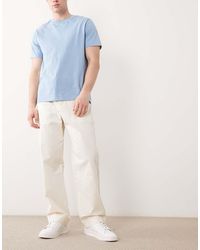 SELECTED - Pantalones Chinos Color Crema De Corte Suelto De -Marrón - Lyst