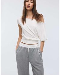 Stradivarius - jogger Trousers With Stoppers - Lyst