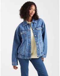 ASOS - – oversize-jeansjacke - Lyst