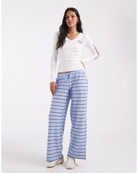 Hollister - Cosy Wide Leg Trousers - Lyst