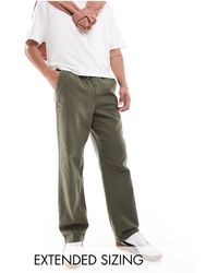 ASOS - Relaxed Linen Pants - Lyst