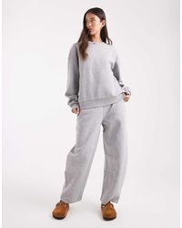 ASOS - Barrel Leg Brushback jogger - Lyst