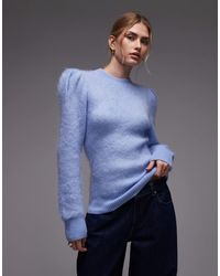 & Other Stories - Wool And Mohair Blend Jumper With Volume Sleeves - Lyst