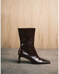 ASOS - Eliza Set Back Heel Ankle Boots - Lyst