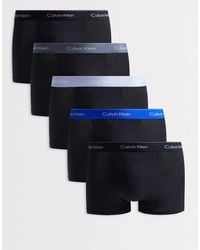 Calvin Klein - – icon cotton stretch – 5er-pack locker geschnittene unterhosen aus stretch-baumwolle - Lyst