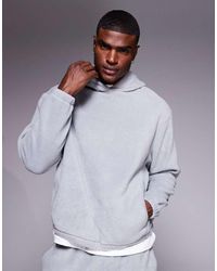ASOS - Relaxed Fleece Hoodie - Lyst