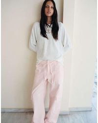 Pull&Bear - Straight-Leg Cargo Trousers - Lyst