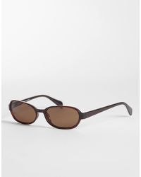 Weekday - Rose Oval Sunglasses - Lyst