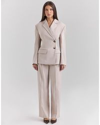 House Of Cb - Hayden Waist Tailored Trousers - Lyst