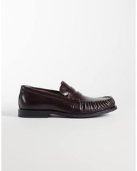 Calvin Klein - Leather Loafer - Lyst