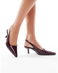 SEQWL - Maybach Slingback Kitten Heels - Lyst