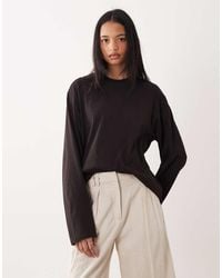 Weekday - Boxy Fit Oversized Long Sleeve T-Shirt - Lyst