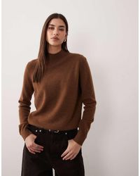 Mango - Premium High Neck Jumper - Lyst