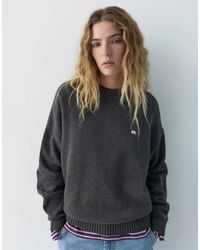 Pull&Bear - Front Embroidered Jumper - Lyst