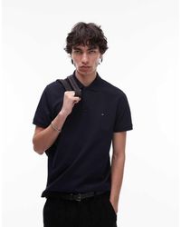 Tommy Hilfiger - Normaal Poloshirt Met Textuur - Lyst