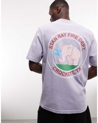 Stan Ray - Elephant Graphic Back Print Short Sleeve T-shirt - Lyst