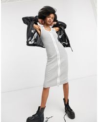 all saints midi dress