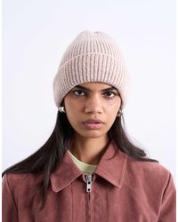 TOPSHOP - Henry Ribbed Beanie - Lyst