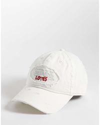 Von Dutch - Loves Distressed Denim Dad Cap - Lyst