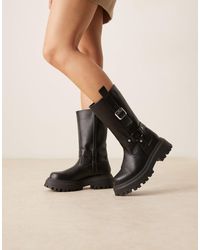 ASOS - Chalice - bottes chunky hauteur genou à boucle - Lyst