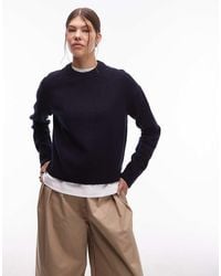 ARKET - Wool Crew Neck Sweater - Lyst
