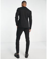 Jack & Jones Premium Slim Fit Jersey Suit Jacket With Slim Trouser in ...