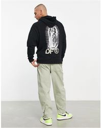 ASOS - Asos Dark Future Oversized Hoodie With Back Renaissance Style Graphic Puff Print - Lyst
