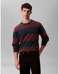 Calvin Klein - Long Sleeve Stripe T-shirt - Lyst