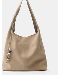 Pull&Bear - Sac cabas ornementé - gris/camel - Lyst