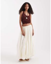 ASOS - Maxi Skirt With Bubble Hem - Lyst
