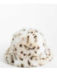 Kaiia - Exclusive Oversized Faux Fur Bucket Hat - Lyst