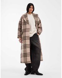ASOS - Brushed Formal Throw On Coat - Lyst