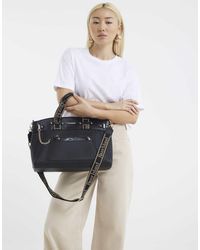 River Island - Panelled Webbing Handle Tote Bag - Lyst
