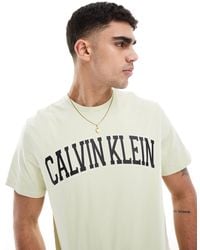 Calvin Klein - Varsity Logo T-shirt - Lyst
