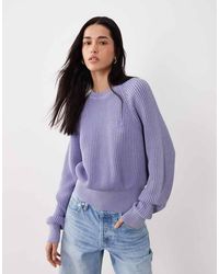 HUGO - Sudadera Morada Slipery De -Violeta - Lyst