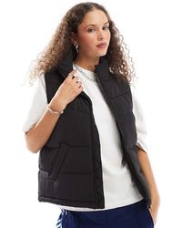 Noisy May - High Neck Padded Gilet - Lyst